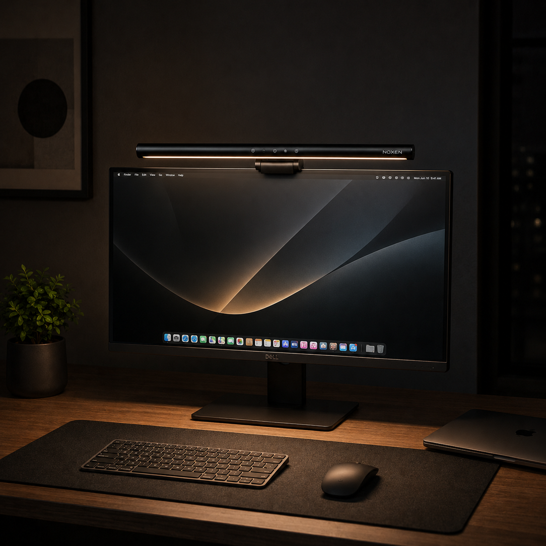 NOXEN Focus Bar — Monitor Light Bar, Zero Screen Glare